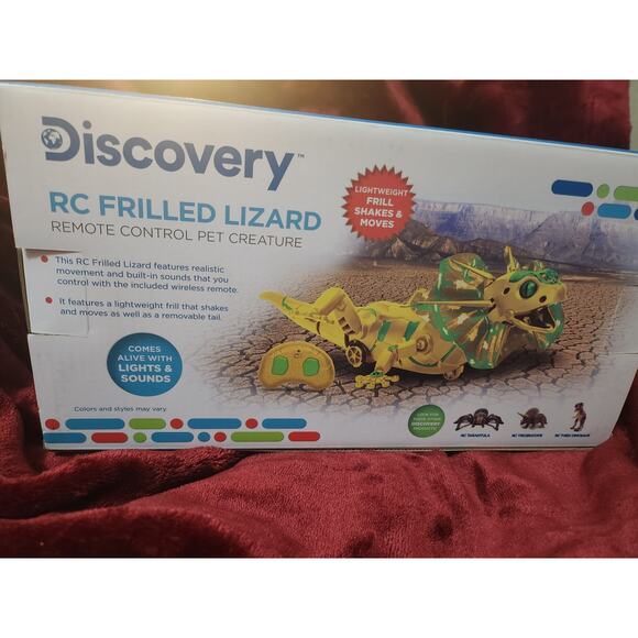 Discovery Kids Robotic RC Frilled Lizard, DIY Pet, Wireless - Picture 4 of 5